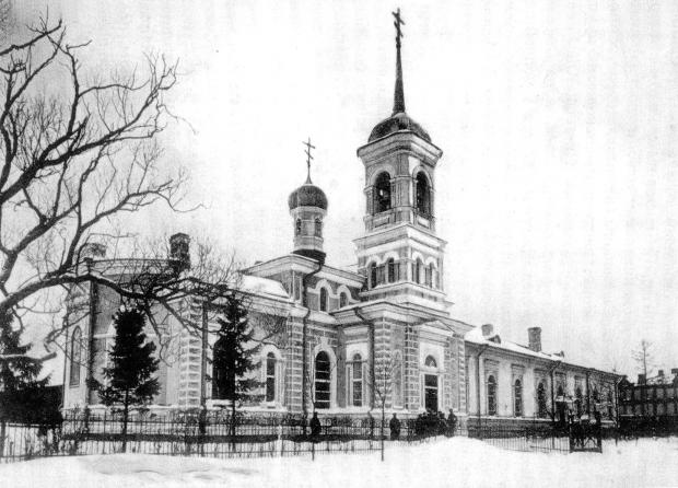 Церковь св. прп. Сергия Радонежского. Фото 1910-х гг.